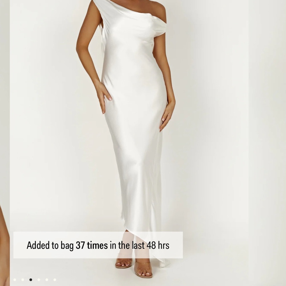 Meshki - Yvette Slip Maxi Dress w/ asymmetrical